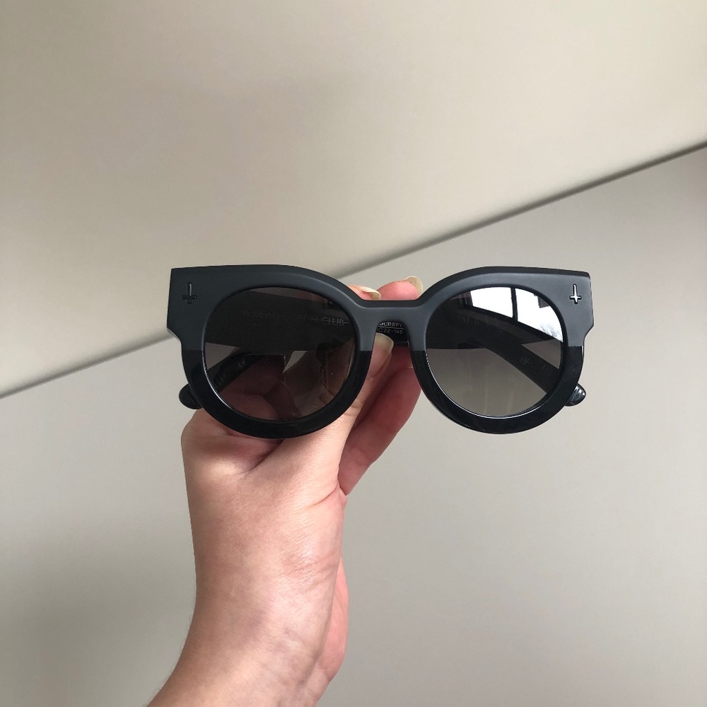 Valley Eyewear a Dead Coffin Club Matte to Gloss Black Sunglasses